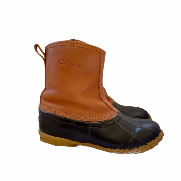 cabela's slip on duck boots